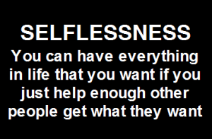 selflessness